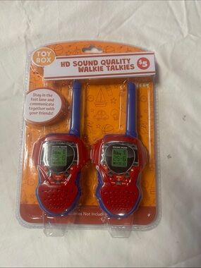 HD Sound Quality Walkie Talkies - Red and Blue Twin Pack
